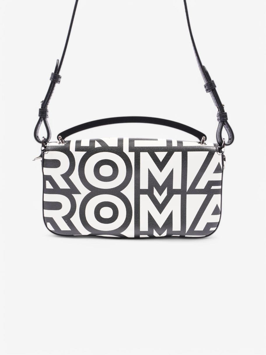 Fendi Baguette Black / White Leather Image 4