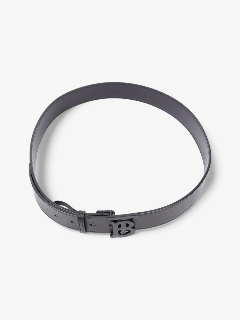 Burberry TB Belt Matte Black Leather 90cm / 36