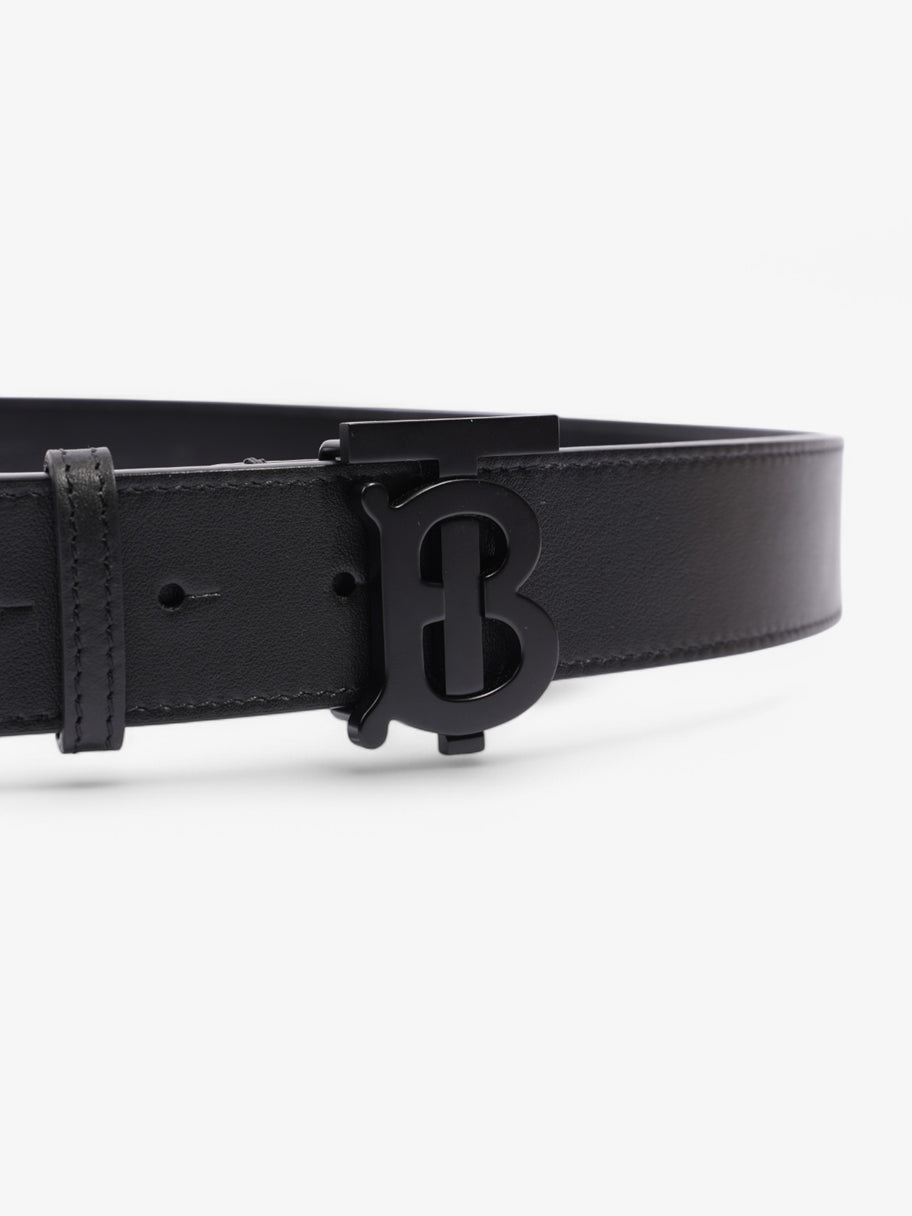 Burberry TB Belt Matte Black Leather 90cm / 36