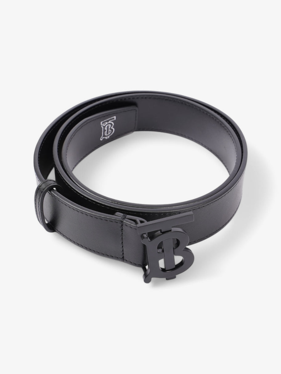 Burberry TB Belt Matte Black Leather 90cm / 36