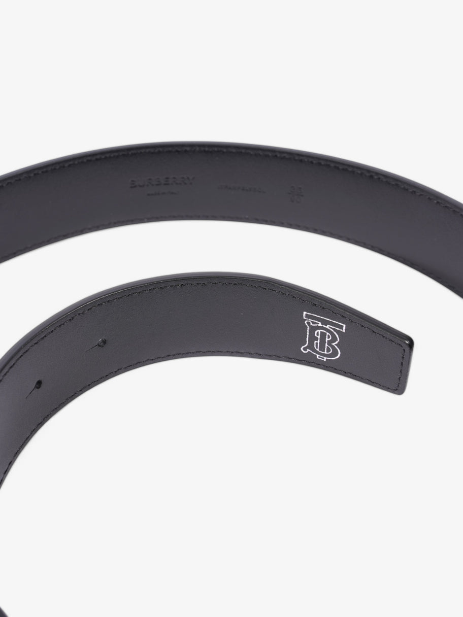 Burberry TB Belt Matte Black Leather 90cm / 36