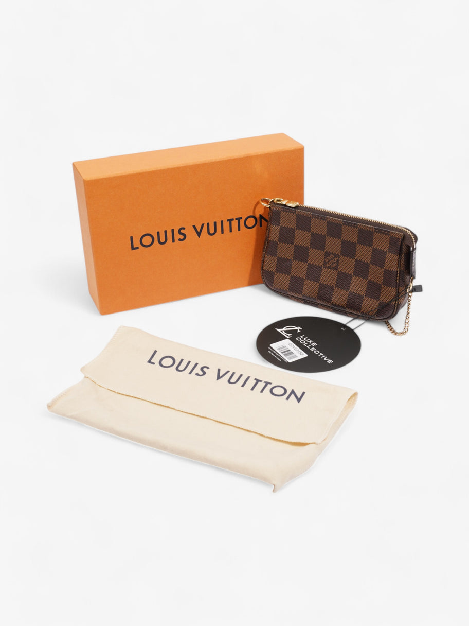 Louis Vuitton Pochette Accessoires Damier Ebene Canvas Mini Image 9