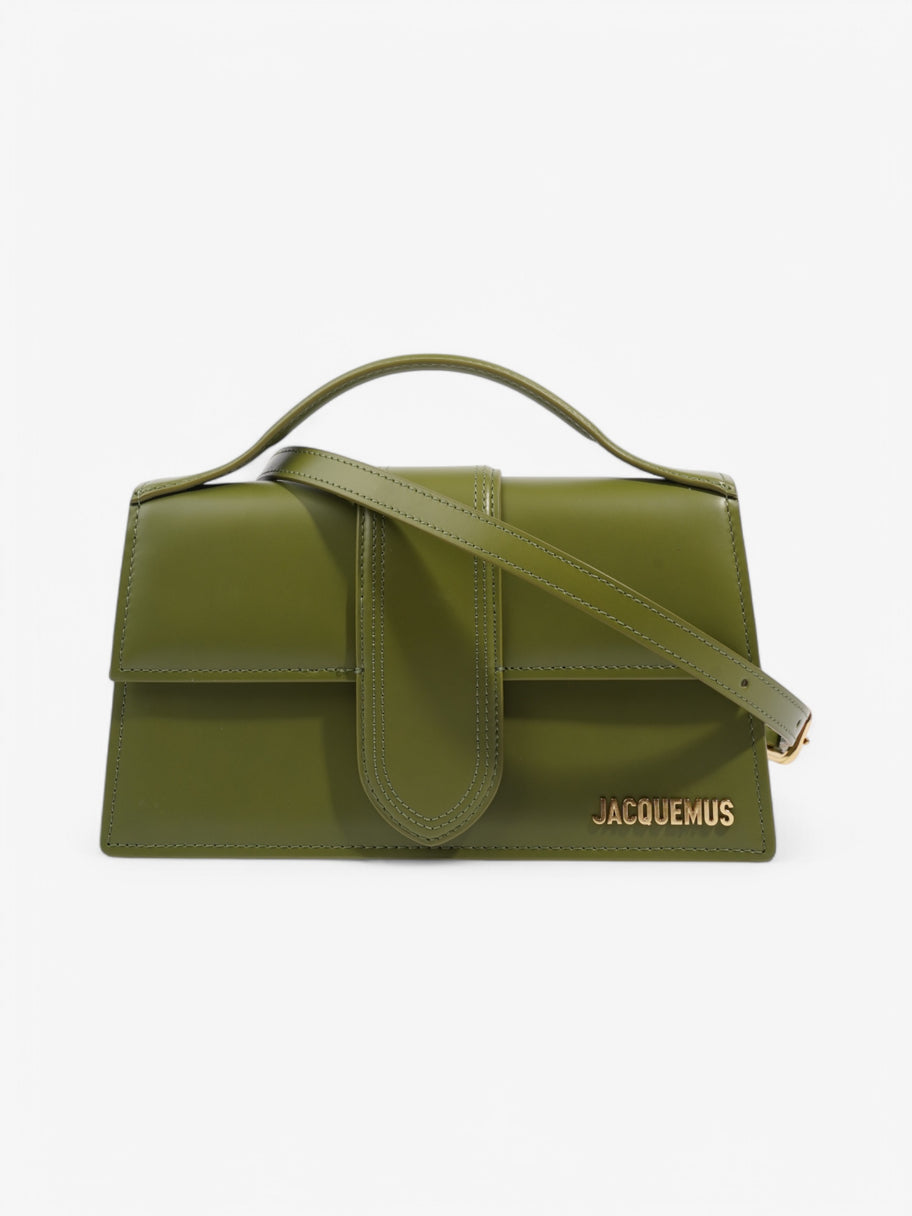 Jacquemus Le Bambino Long Green Leather Image 1