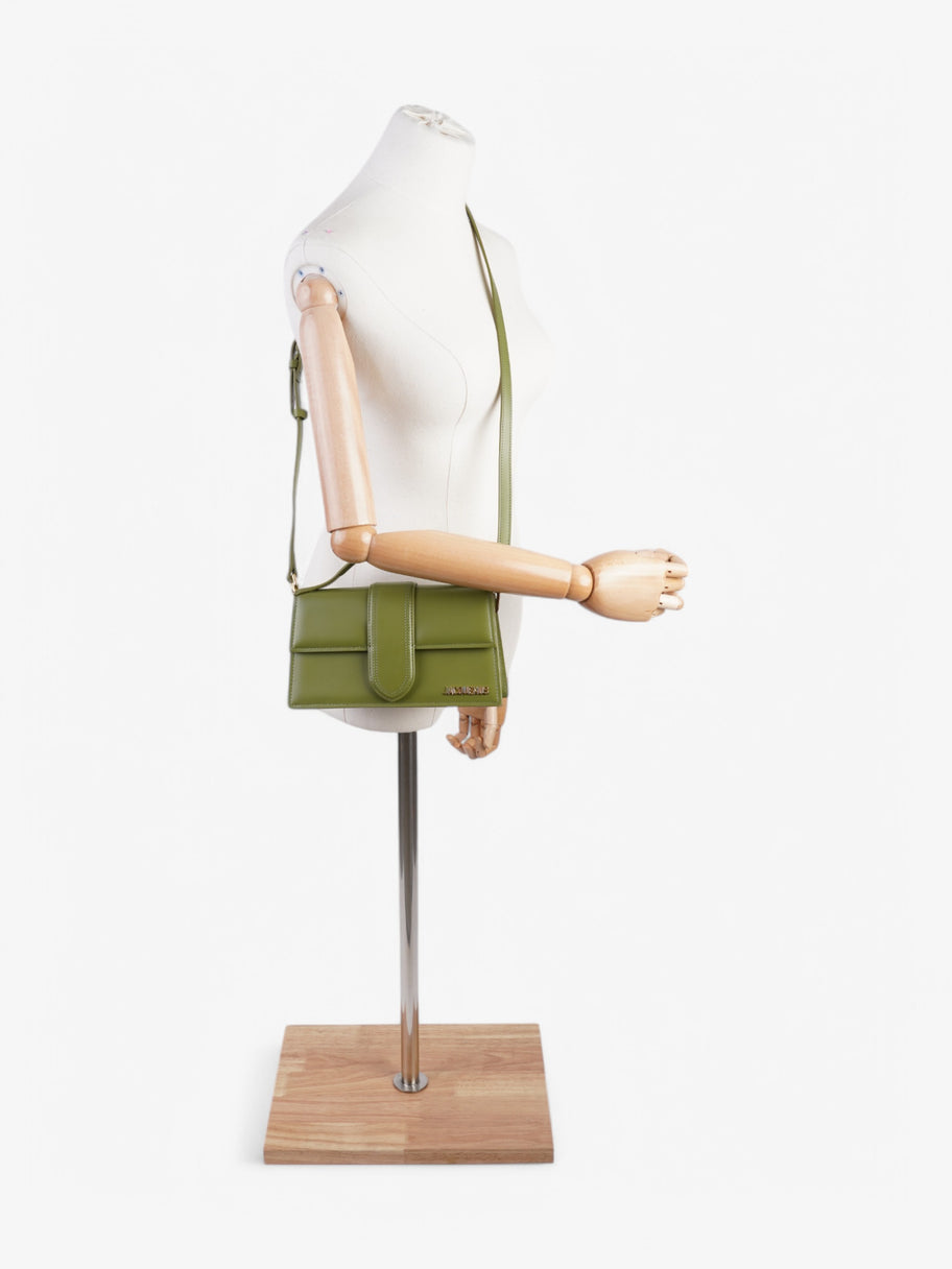Jacquemus Le Bambino Long Green Leather Image 2