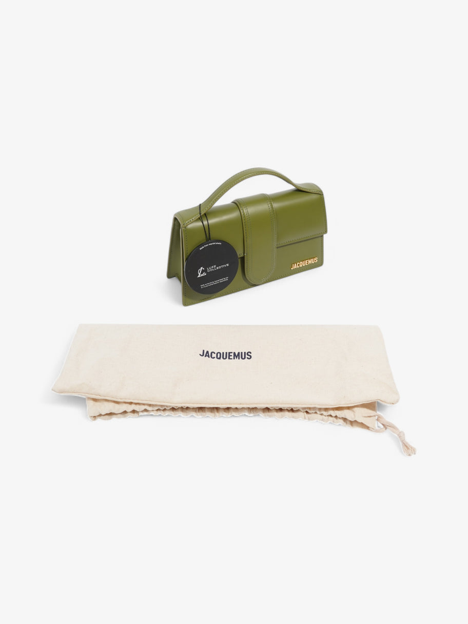 Jacquemus Le Bambino Long Green Leather Image 8