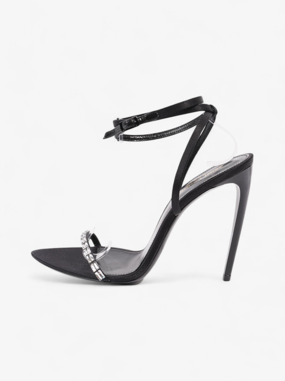 Saint Laurent Gloria  110 Black Satin EU 38.5 UK 5.5 Image 5