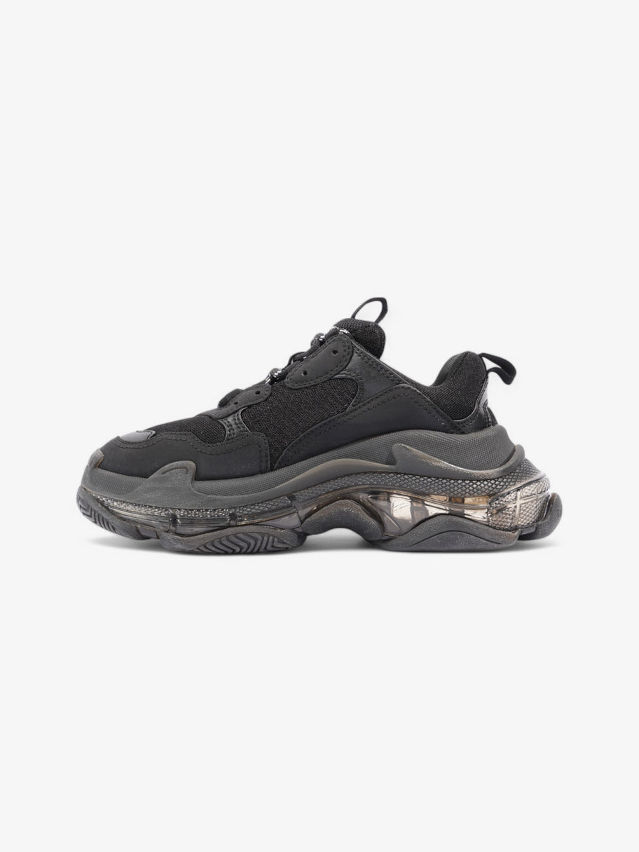 Balenciaga Triple S Clear Sole Black / White Mesh EU 37 UK 4 Image 3