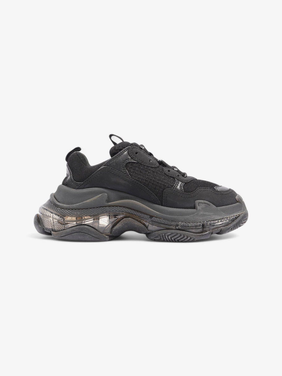 Balenciaga Triple S Clear Sole Black / White Mesh EU 37 UK 4 Image 4