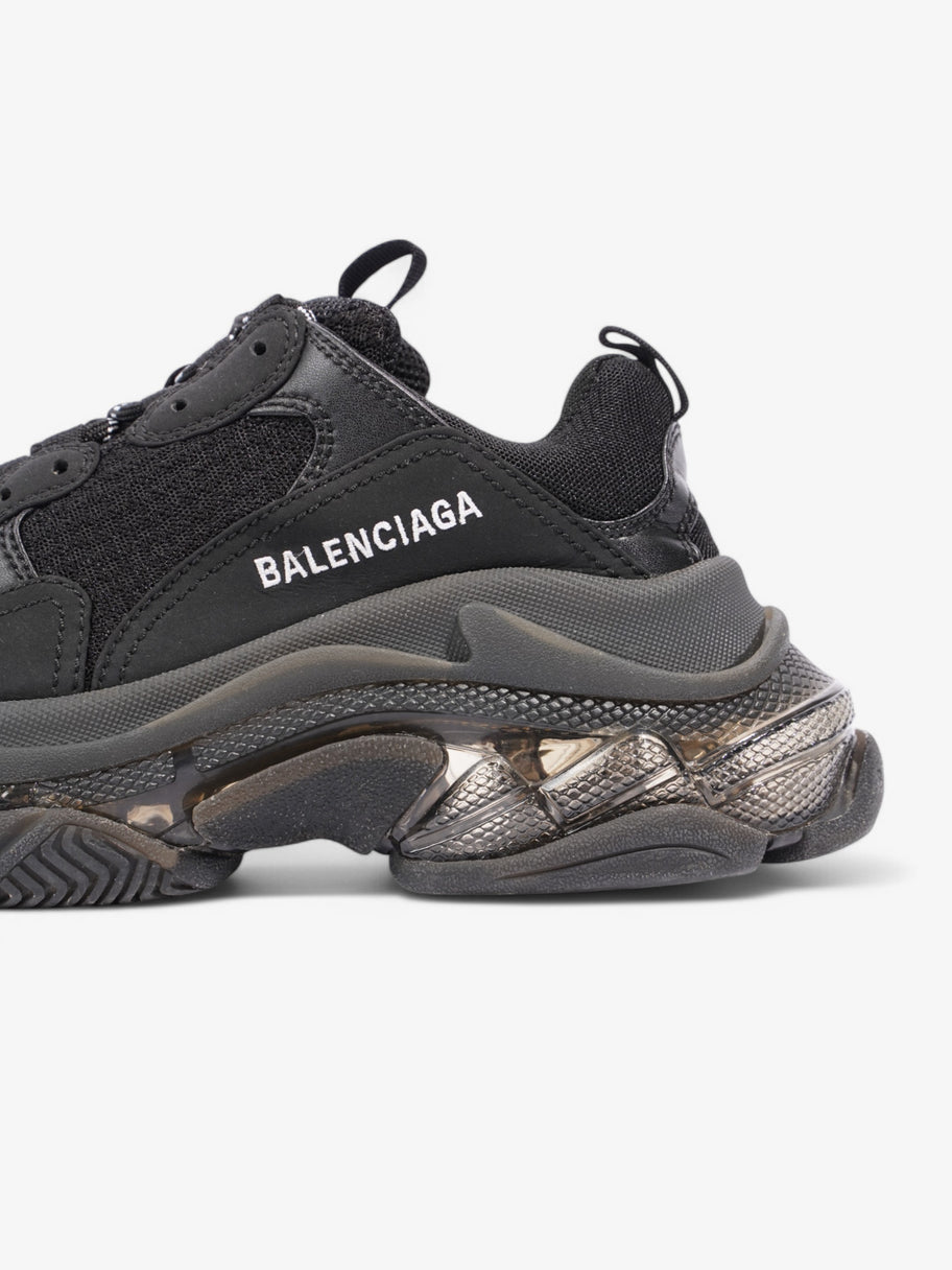 Balenciaga Triple S Clear Sole Black / White Mesh EU 37 UK 4 Image 9