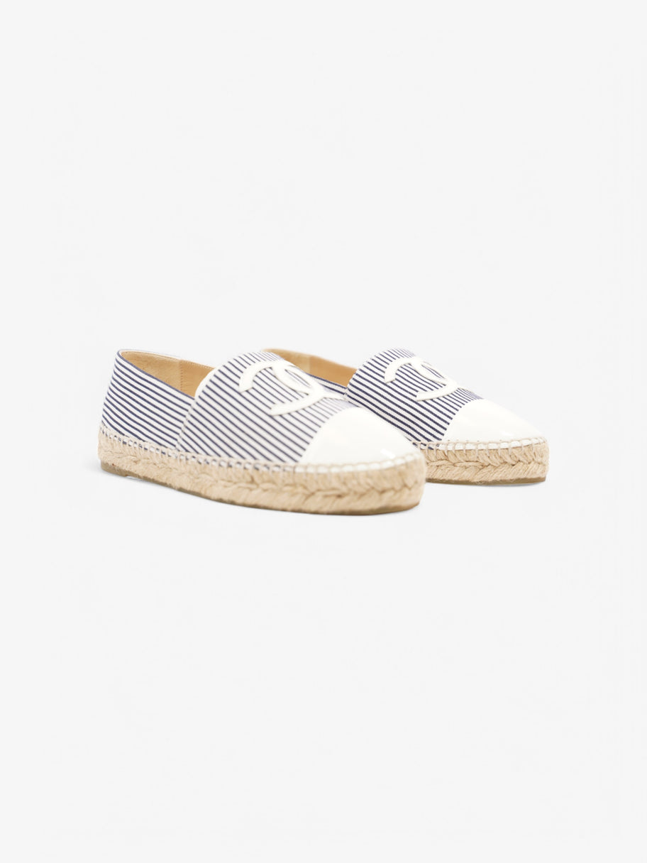 Chanel Chanel Espadrilles White / Black Cotton EU 37 UK 4 Image 2