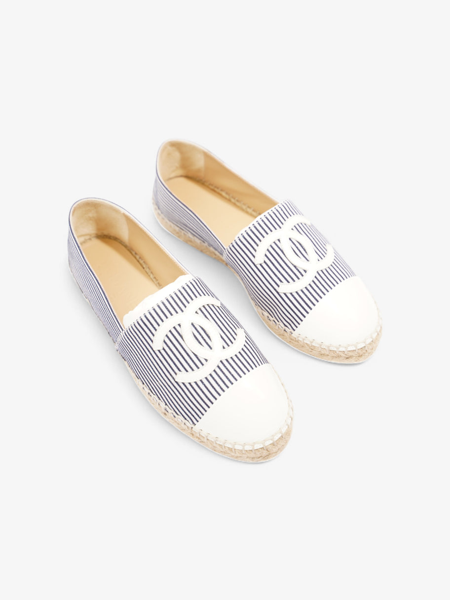 Chanel Chanel Espadrilles White / Black Cotton EU 37 UK 4 Image 6