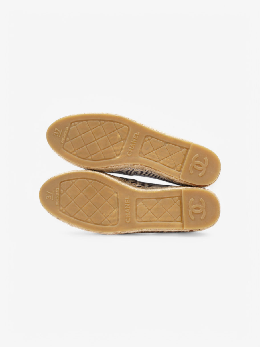 Chanel Chanel Espadrilles White / Black Cotton EU 37 UK 4 Image 7