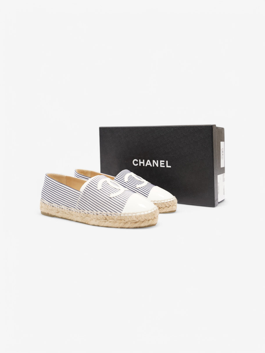 Chanel Chanel Espadrilles White / Black Cotton EU 37 UK 4 Image 8