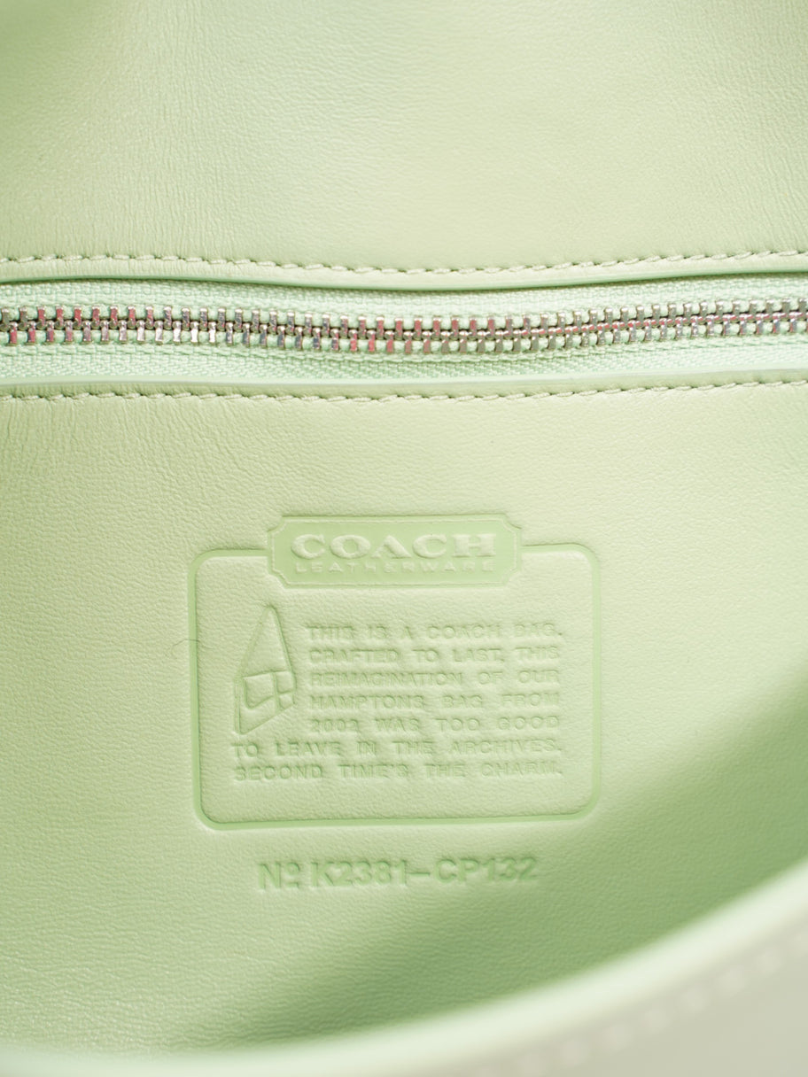 Coach Hamptons Bag Pale Pistachio Leather Image 8