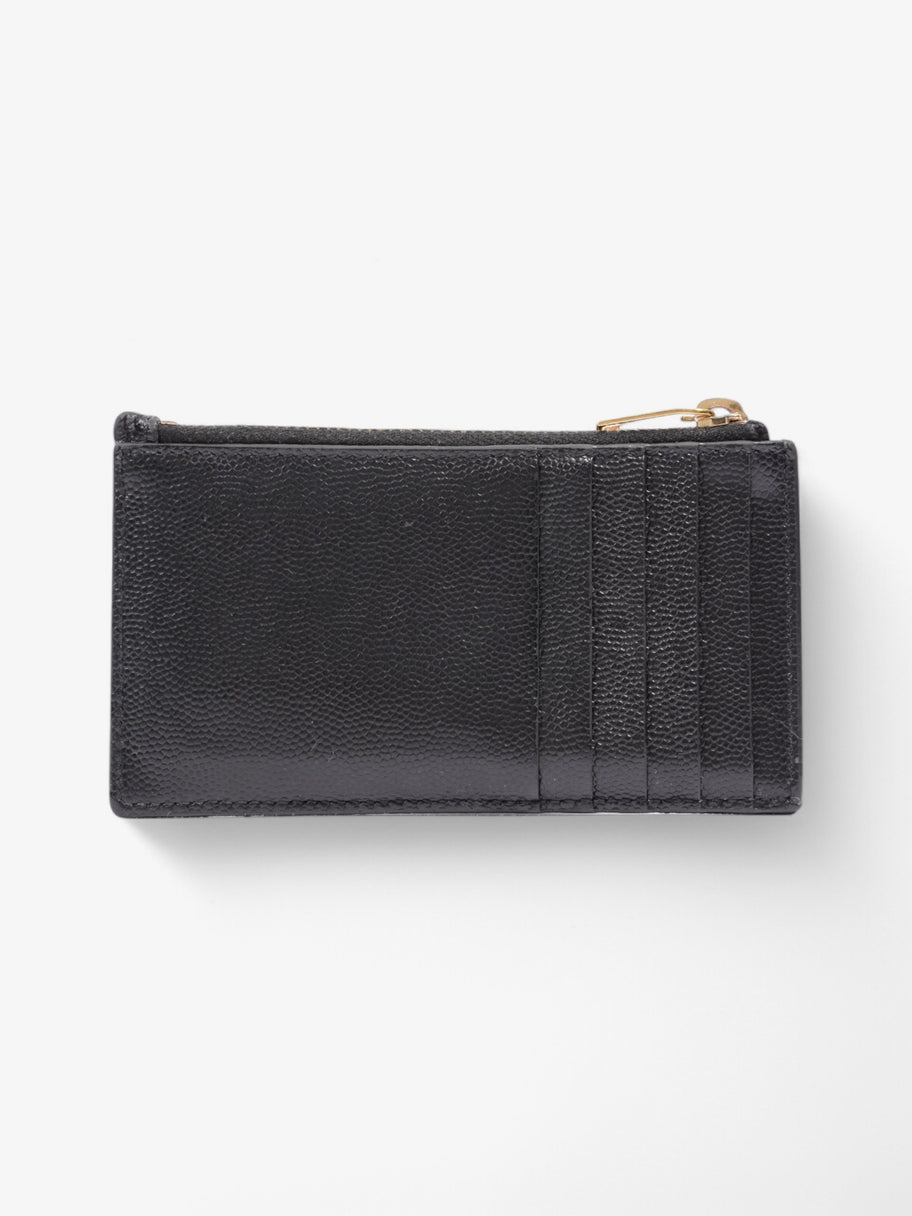 Saint Laurent Cassandra Card Holder Black Leather Image 2
