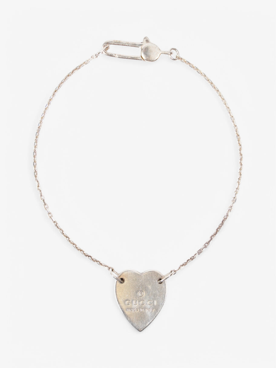 Gucci Heart Bracelet Silver Silver Sterling Image 1
