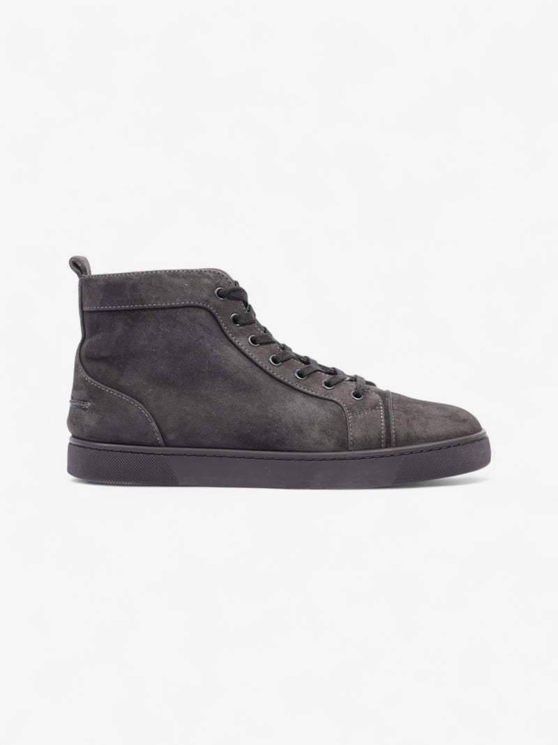  Christian Louboutin Louis Junior High Top Grey Suede EU 42 UK 8