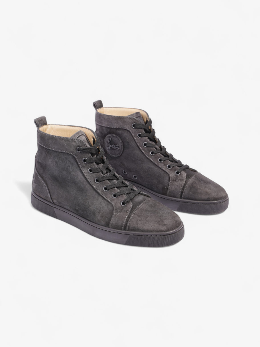 Christian Louboutin Louis Junior High Top Grey Suede EU 42 UK 8 Image 2