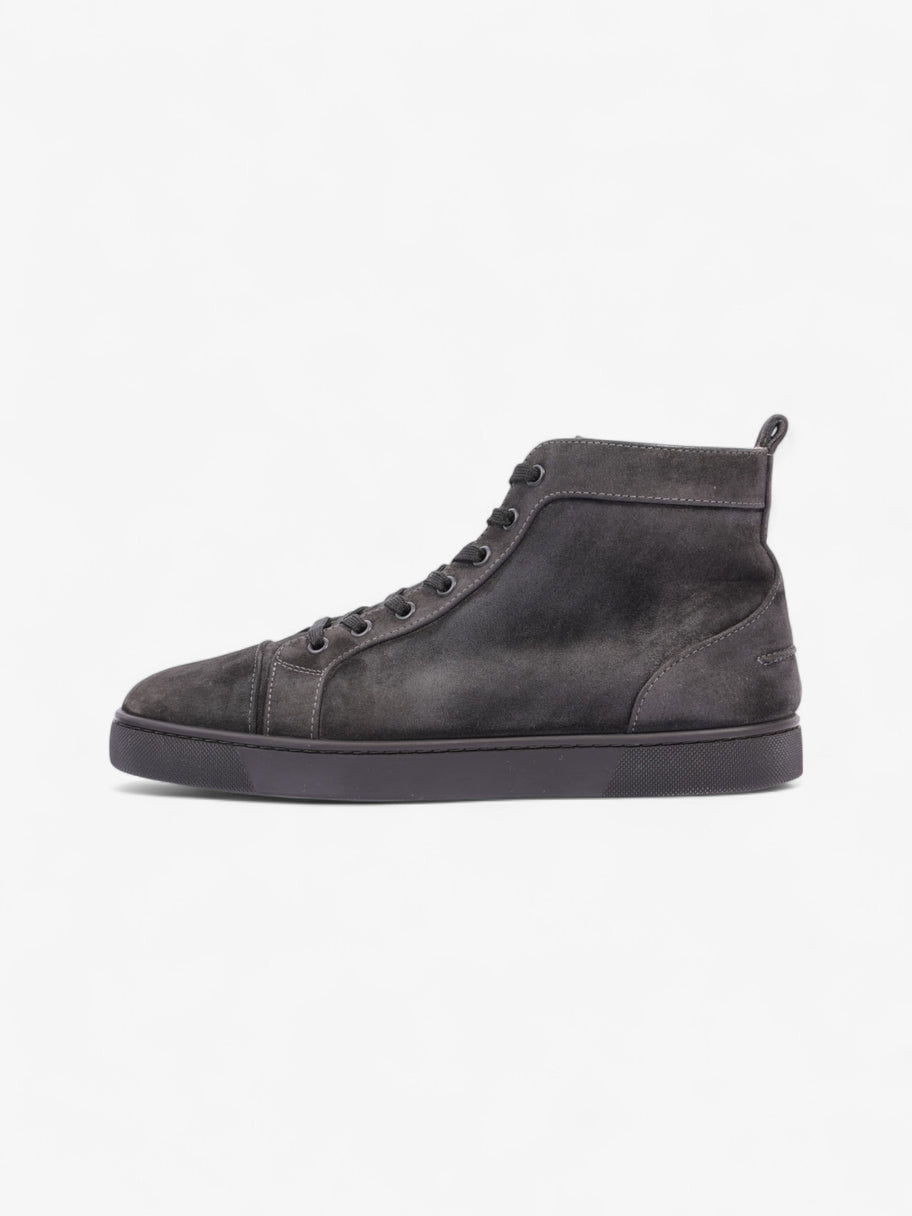 Christian Louboutin Louis Junior High Top Grey Suede EU 42 UK 8 Image 5