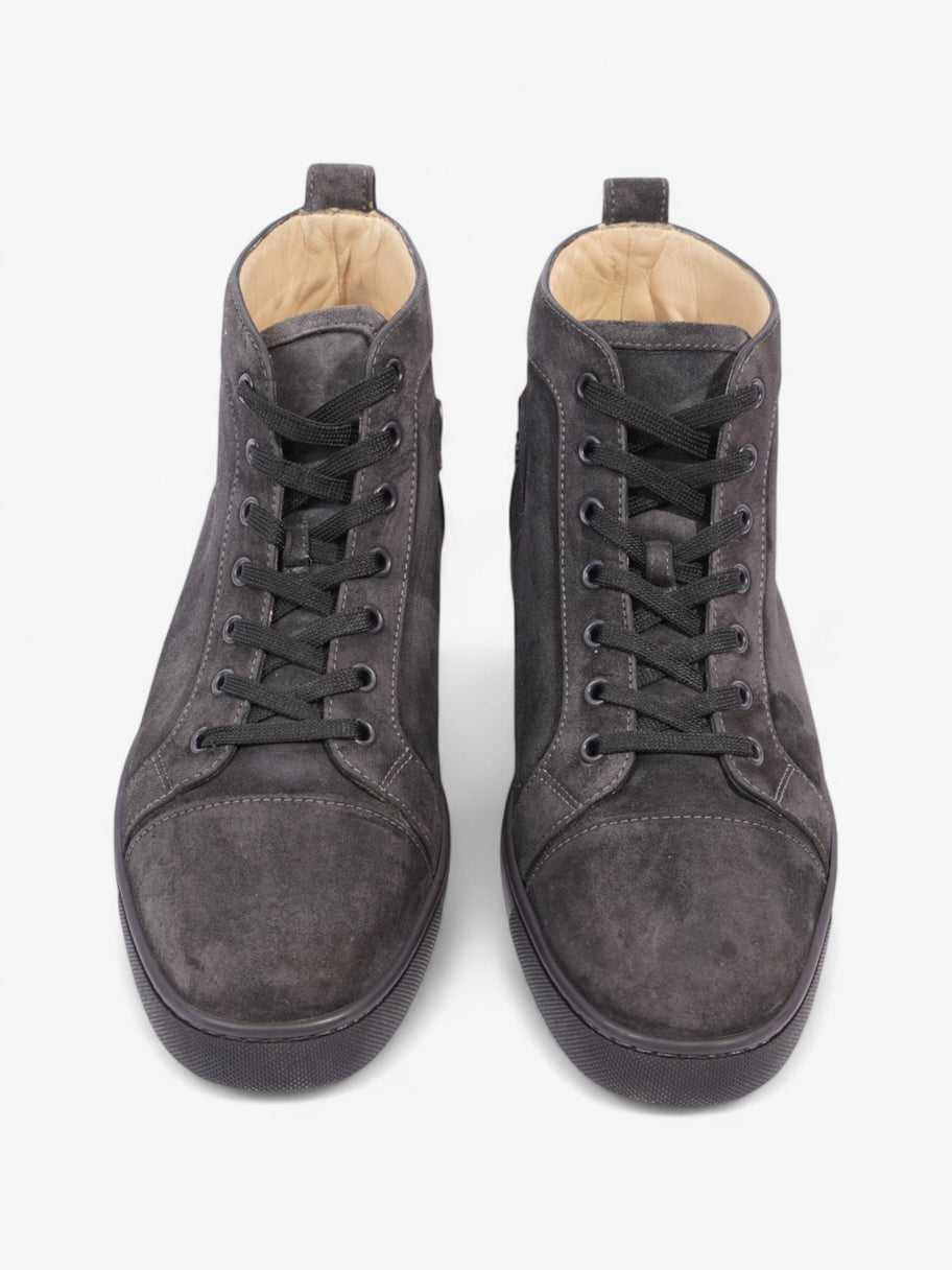 Christian Louboutin Louis Junior High Top Grey Suede EU 42 UK 8 Image 8