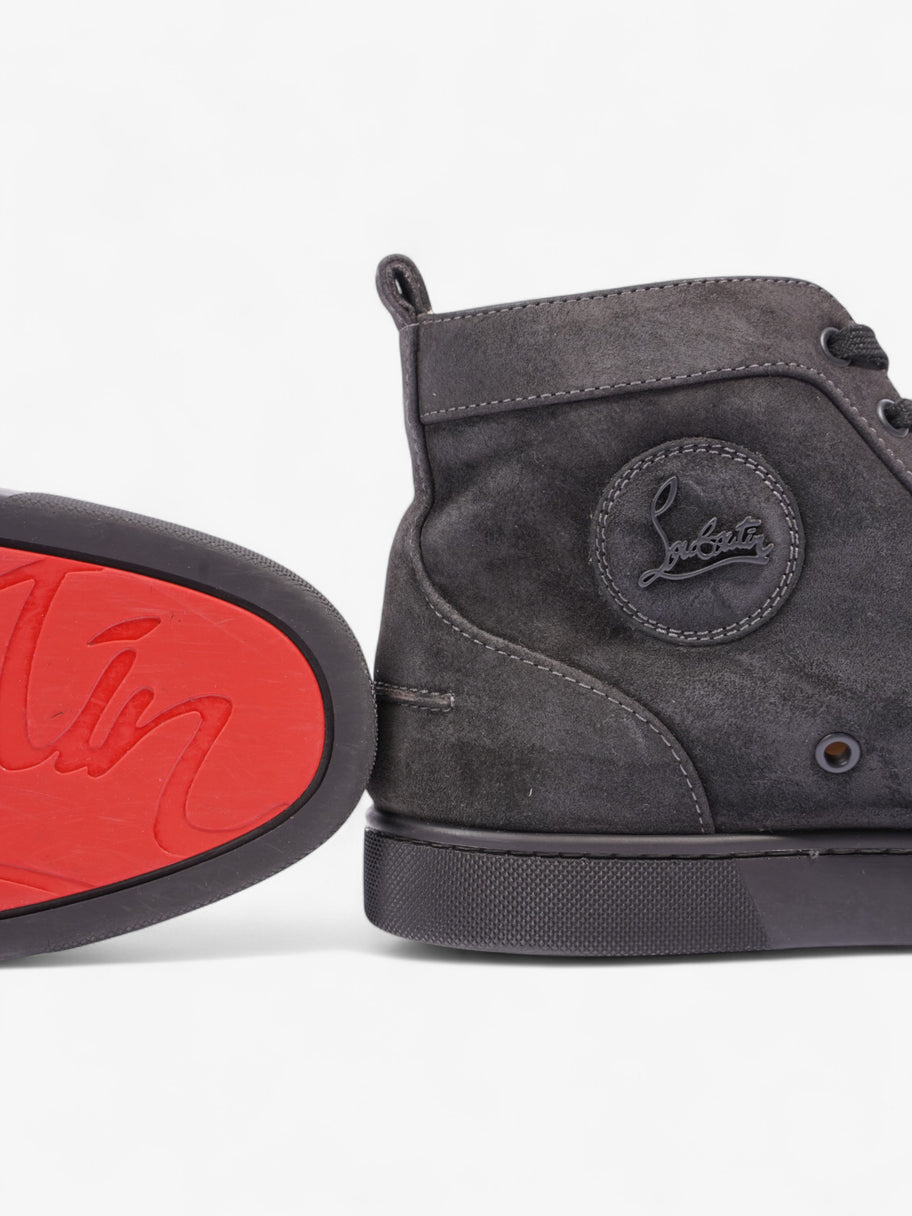 Christian Louboutin Louis Junior High Top Grey Suede EU 42 UK 8 Image 9