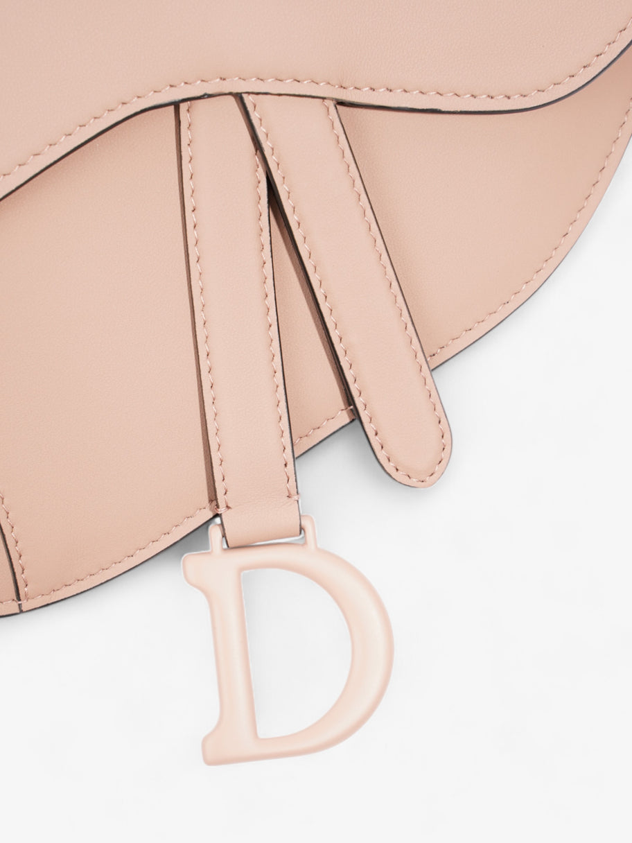 Christian Dior Saddle Pouch Pink Nude Calfskin Leather Image 3
