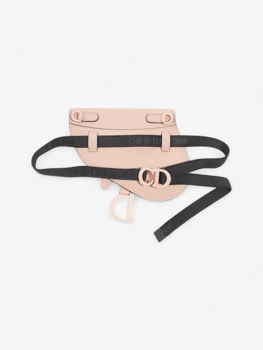 Christian Dior Saddle Pouch Pink Nude Calfskin Leather Image 4