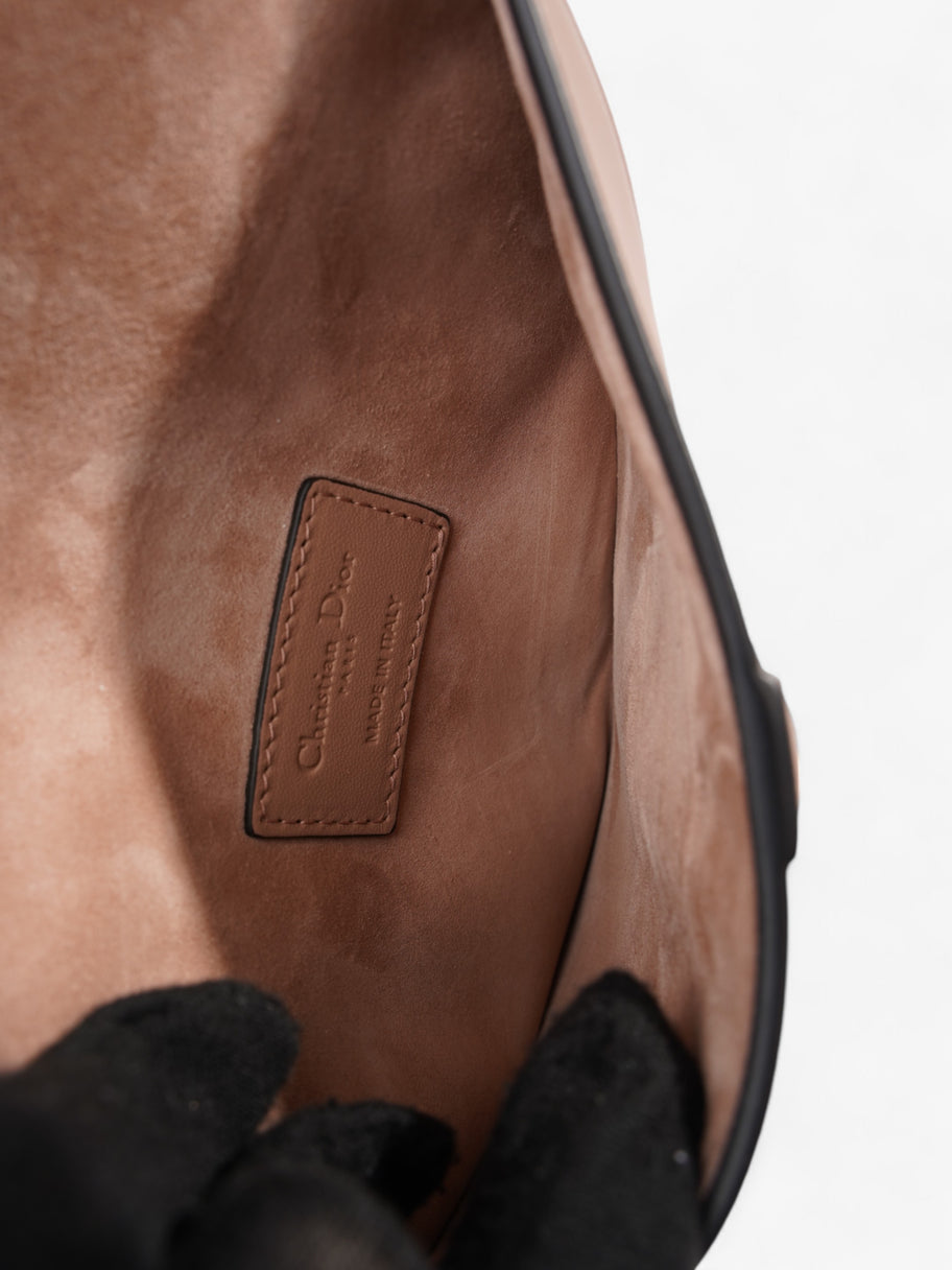 Christian Dior Saddle Pouch Pink Nude Calfskin Leather Image 7