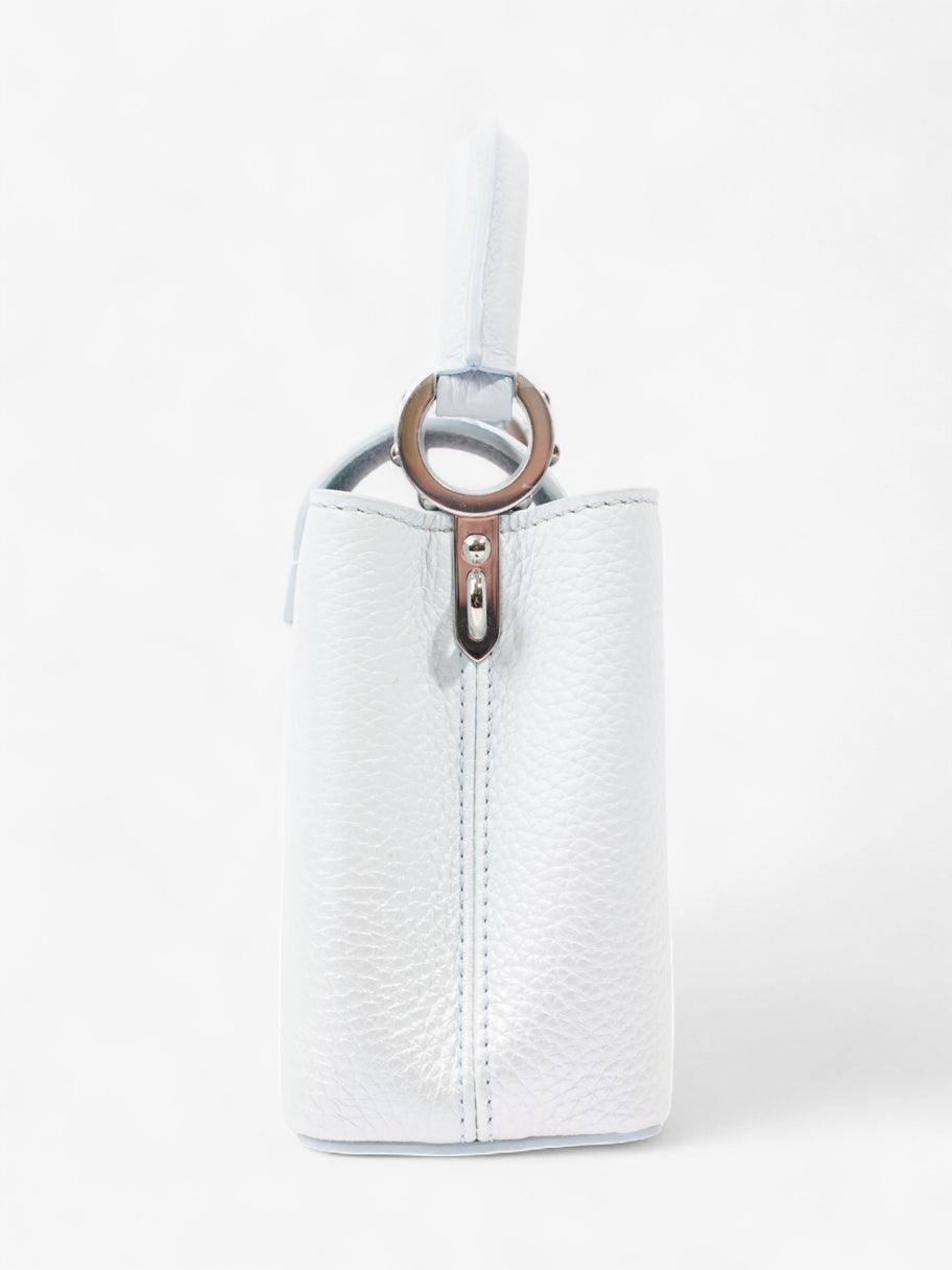 Louis Vuitton Capucines Baby Blue Taurillon Leather Mini Image 5