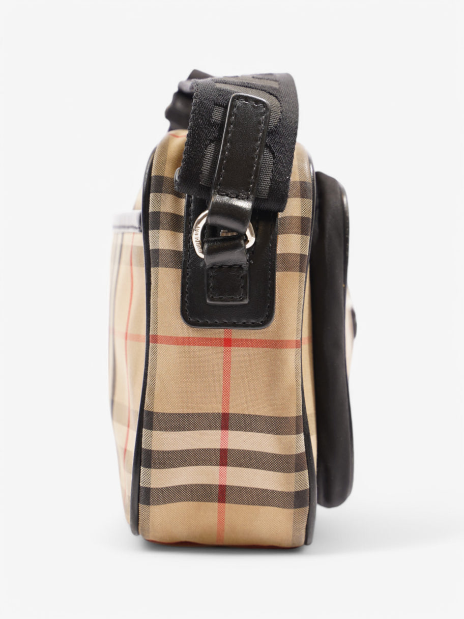 Burberry Crossbody Bag Archive Beige Coated Canvas Image 4