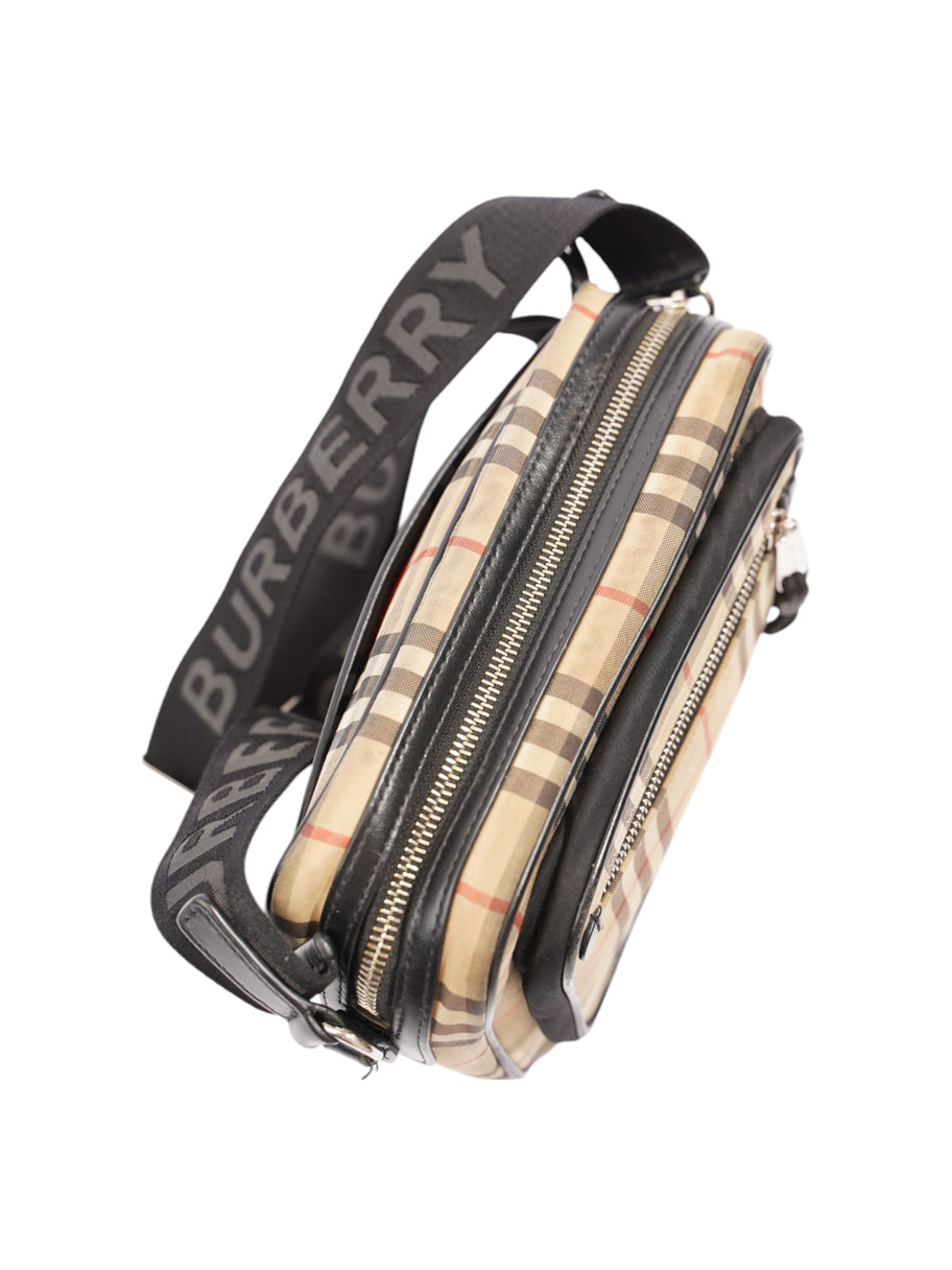 Burberry Crossbody Bag Archive Beige Coated Canvas Image 6