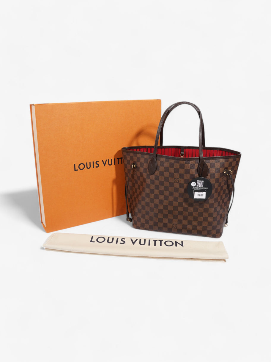 Louis Vuitton Neverfull Damier Ebene Coated Canvas MM Image 11