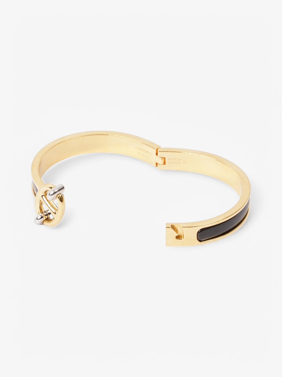 Hermes Mini Clic Chaine d'Ancre bracelet Black / Gold Gold Plated PM Image 5