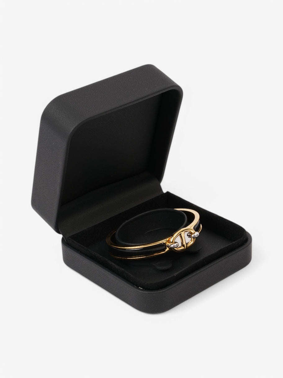 Hermes Mini Clic Chaine d'Ancre bracelet Black / Gold Gold Plated PM Image 6