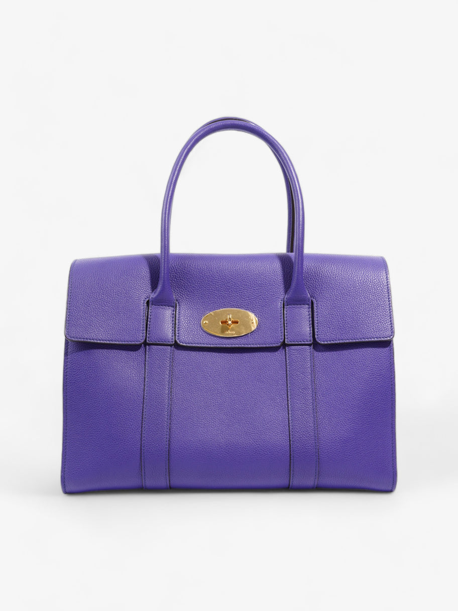 Bayswater Purple Grained Leather Image 1