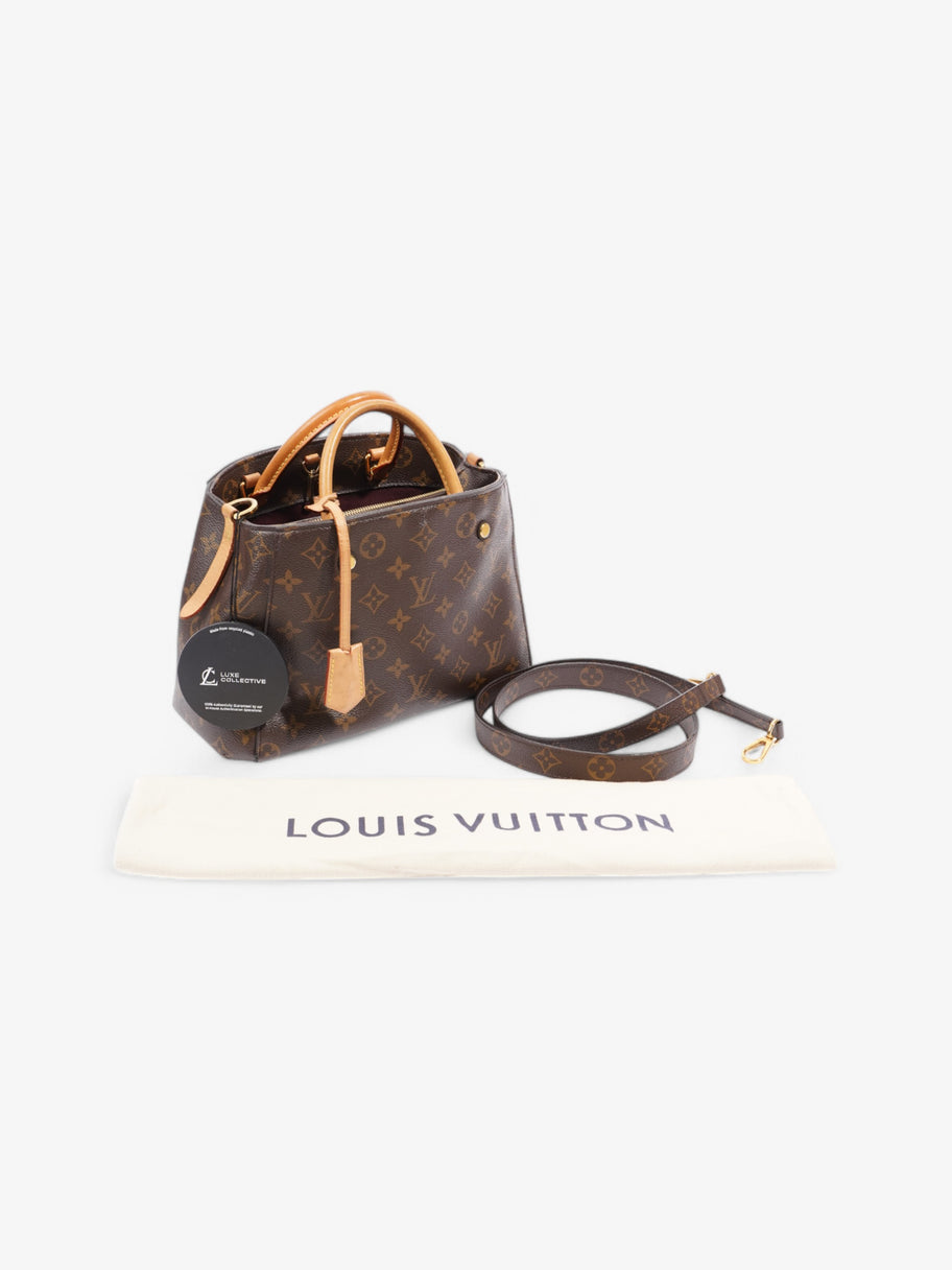 Louis Vuitton Montaigne  Monogram Coated Canvas MM Image 9