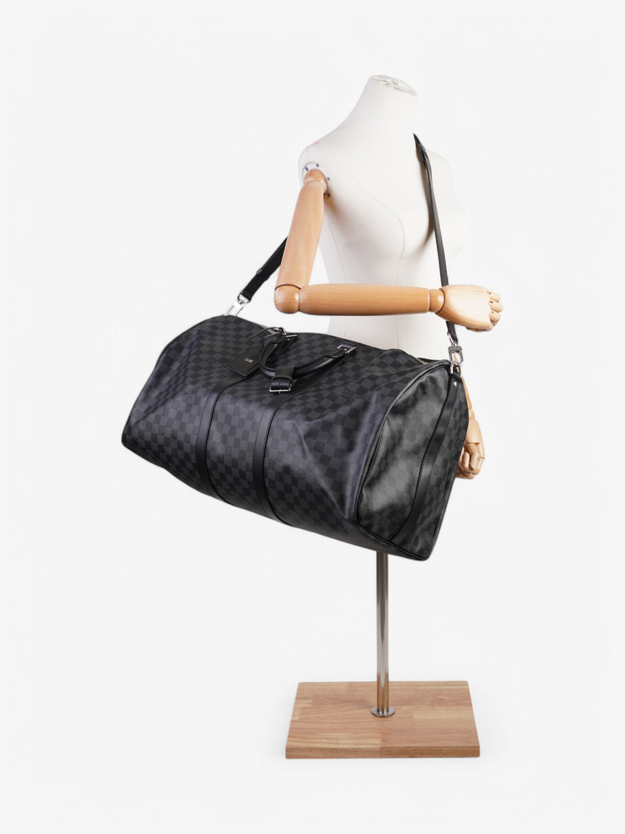Louis Vuitton Keepall Bandouliere Damier Graphite Coated Canvas 55 Image 2