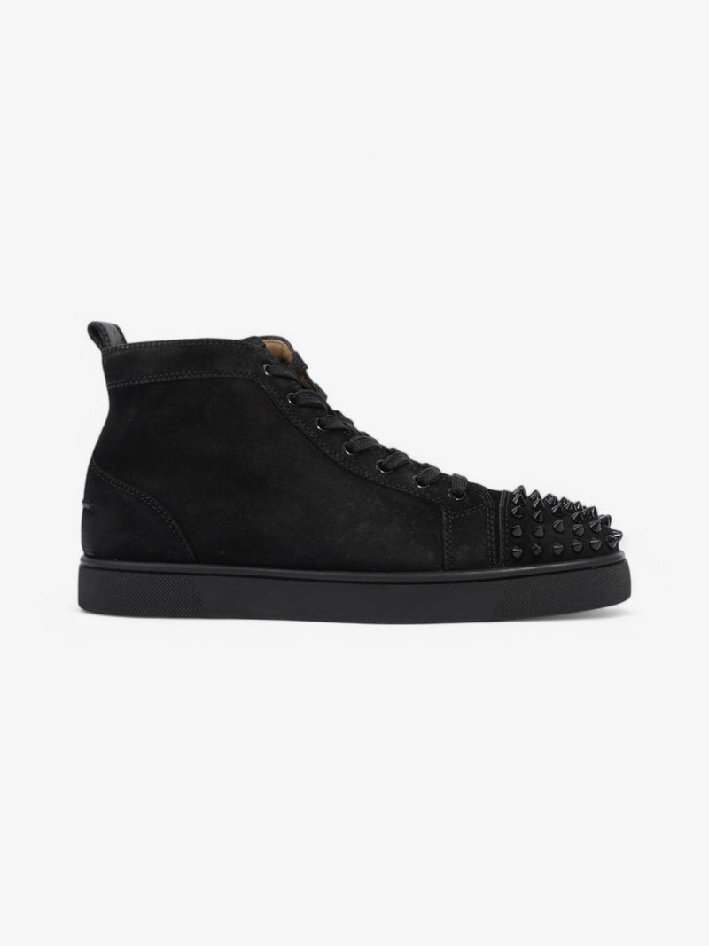  Christian Louboutin Lou Spikes High-tops Black Suede EU 40 UK 6