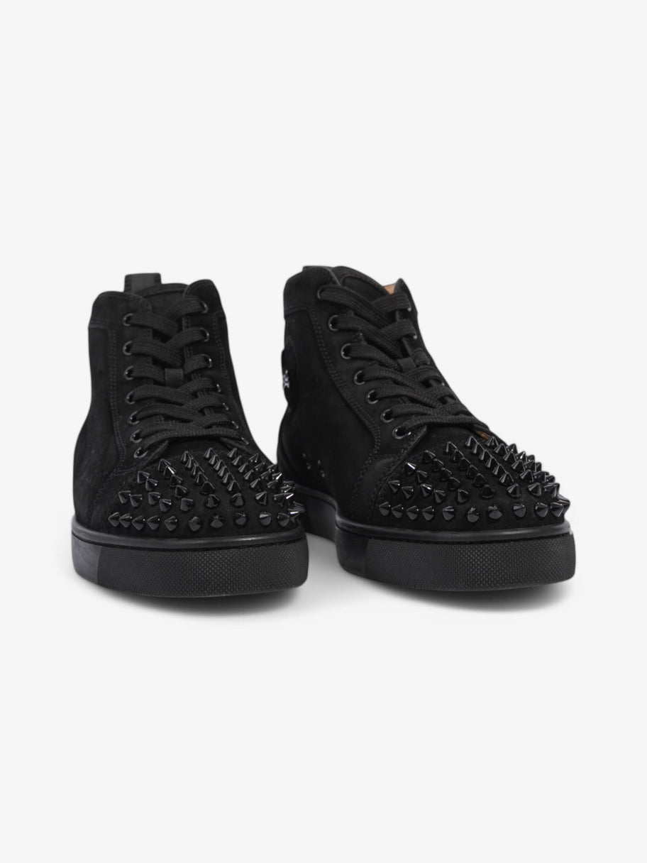 Christian Louboutin Lou Spikes High-tops Black Suede EU 40 UK 6 Image 2