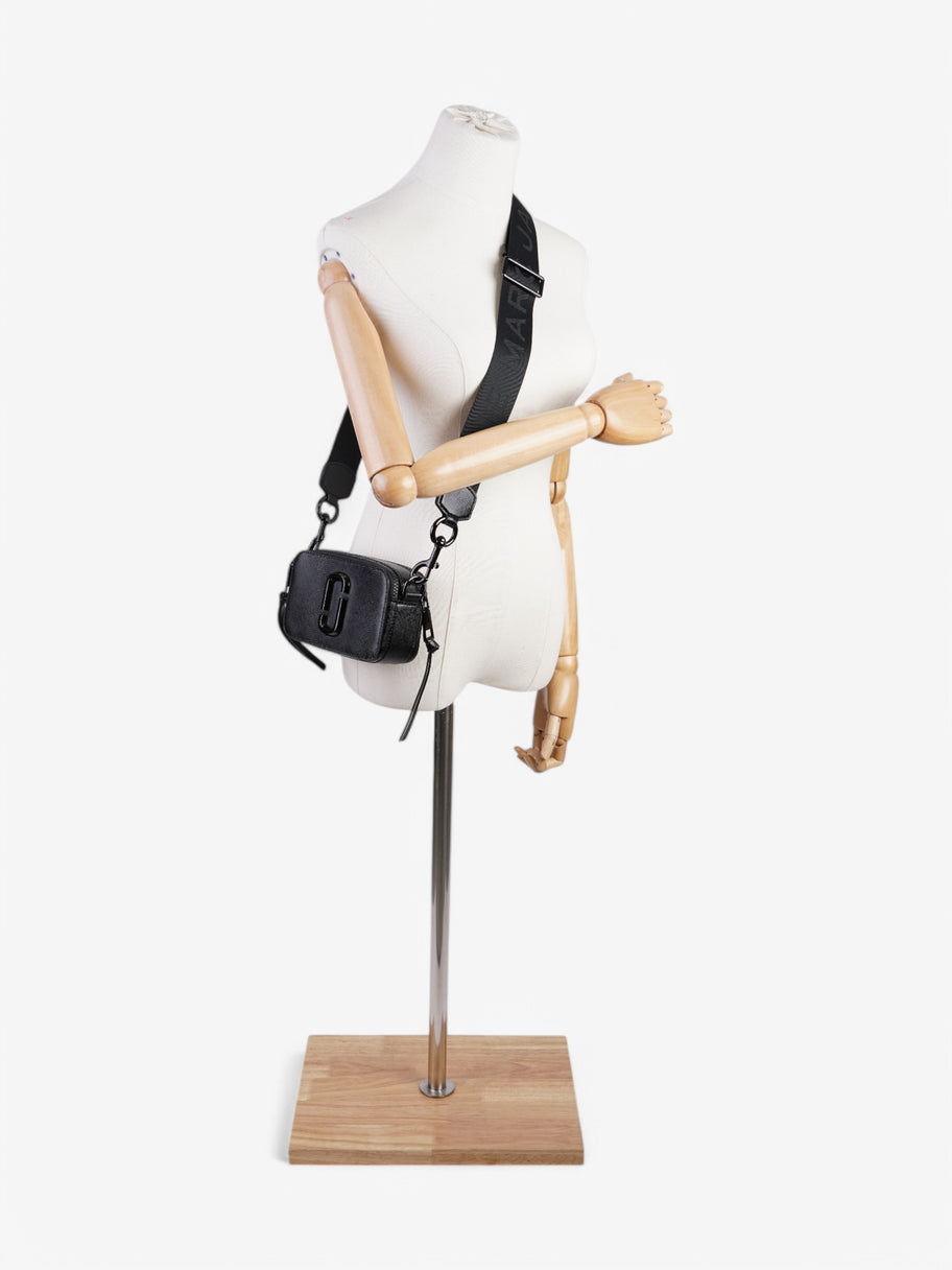 Marc Jacobs The Snapshot Bag Black Leather Image 2