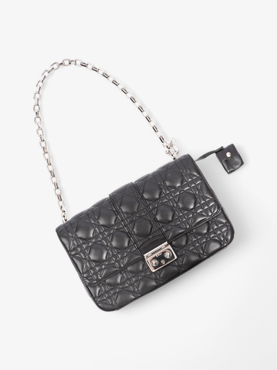 Christian Dior Miss Dior Cannage Flap Bag Black Leather Image 7