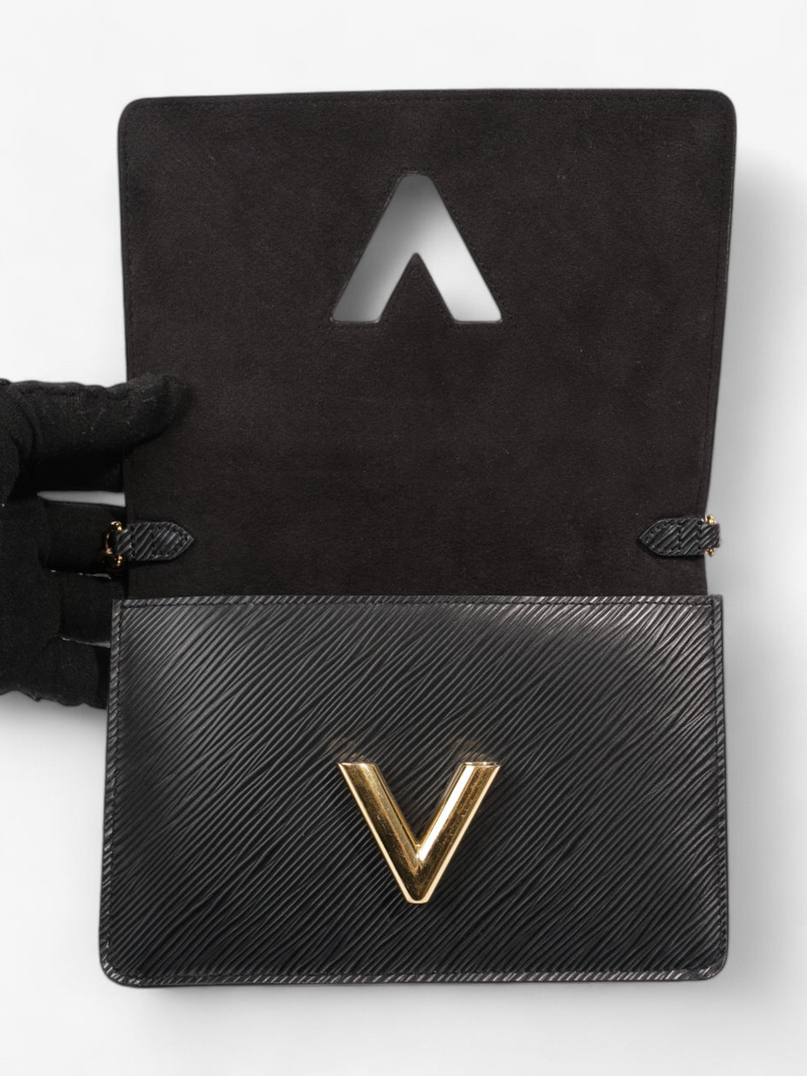 Louis Vuitton Twist Chain Bag Black Epi Leather PM Image 7