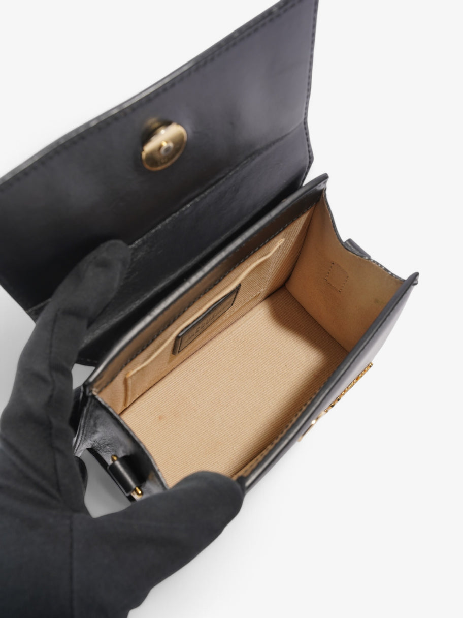 Jacquemus Le Chiquito Noeud Black Leather Moyen Image 7