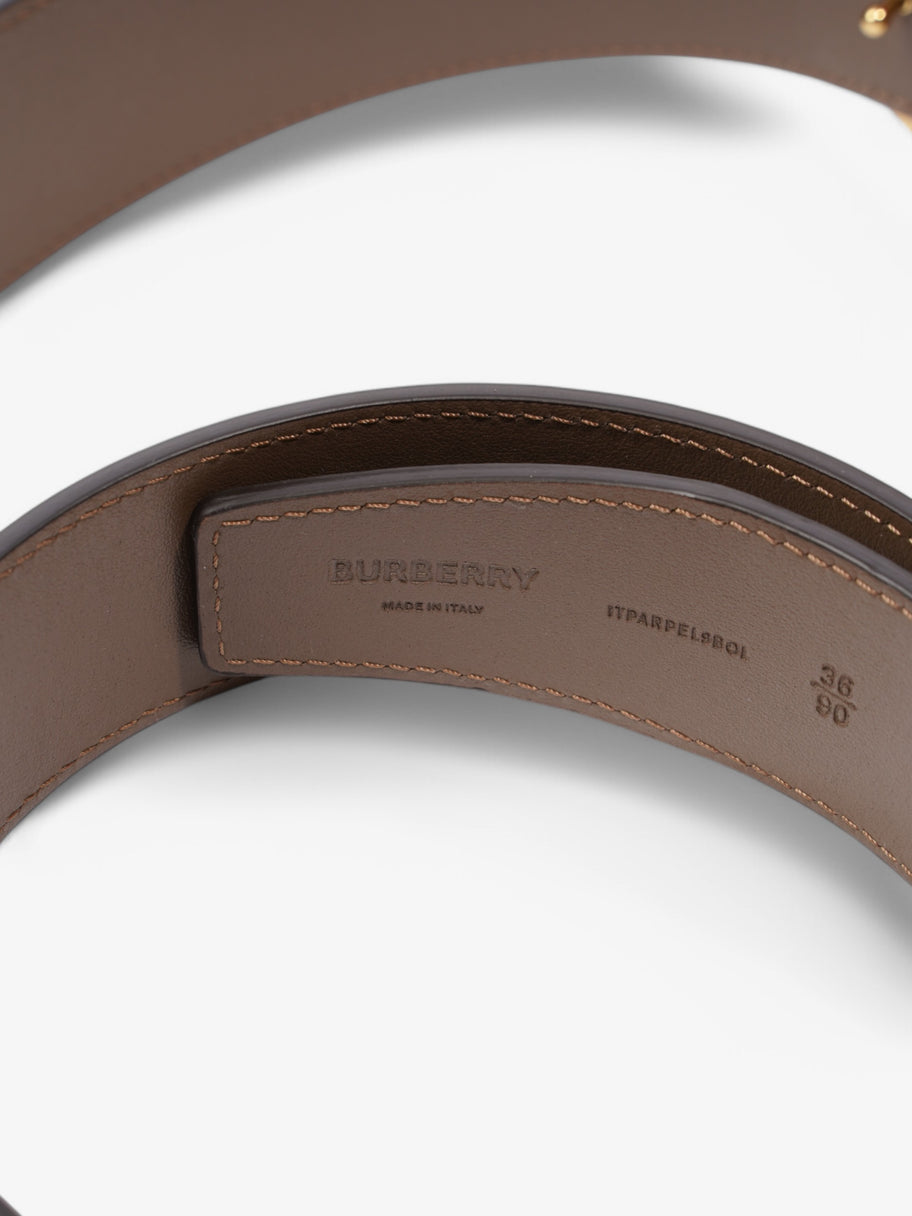 Burberry Reversible Belt Brown Leather 90cm 36