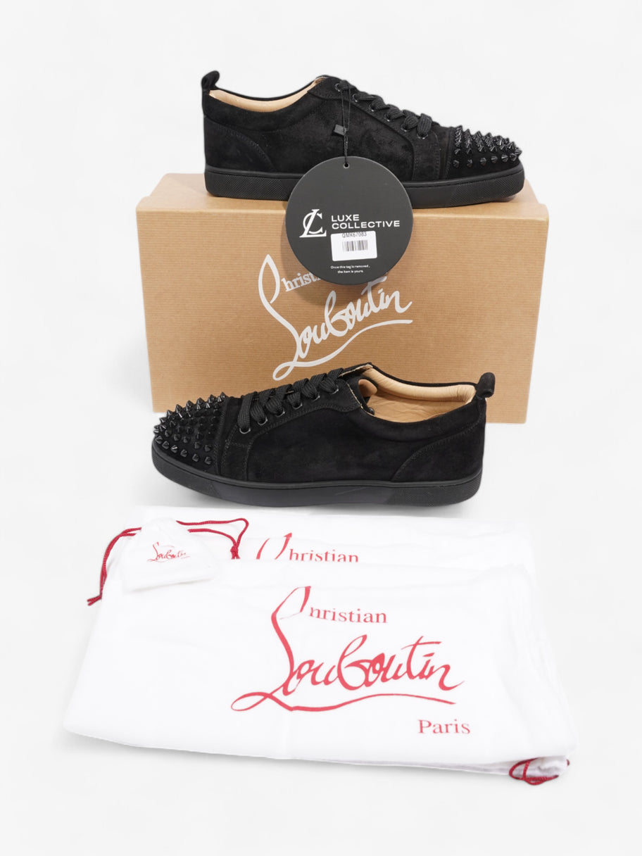 Christian Louboutin Louis Junior Spikes Black Suede EU 38 UK 5 Image 9