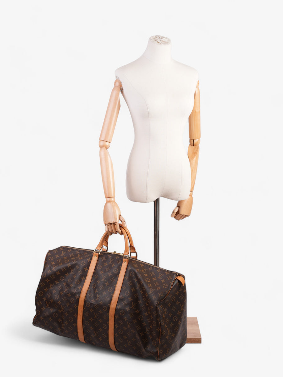Louis Vuitton Keepall  Monogram Coated Canvas 60 Image 2