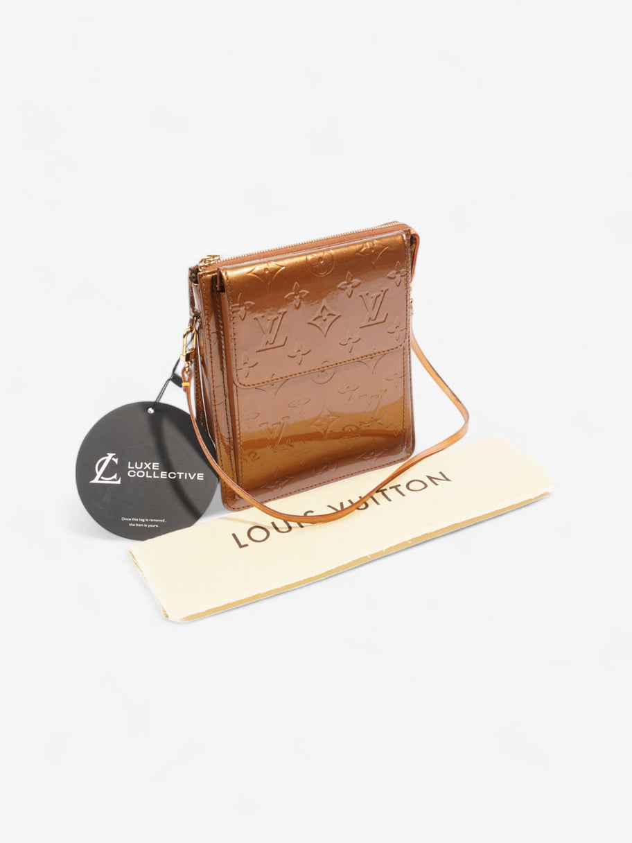 Louis Vuitton Mott Monogram Vernis / Bronze Vernis Leather Image 9