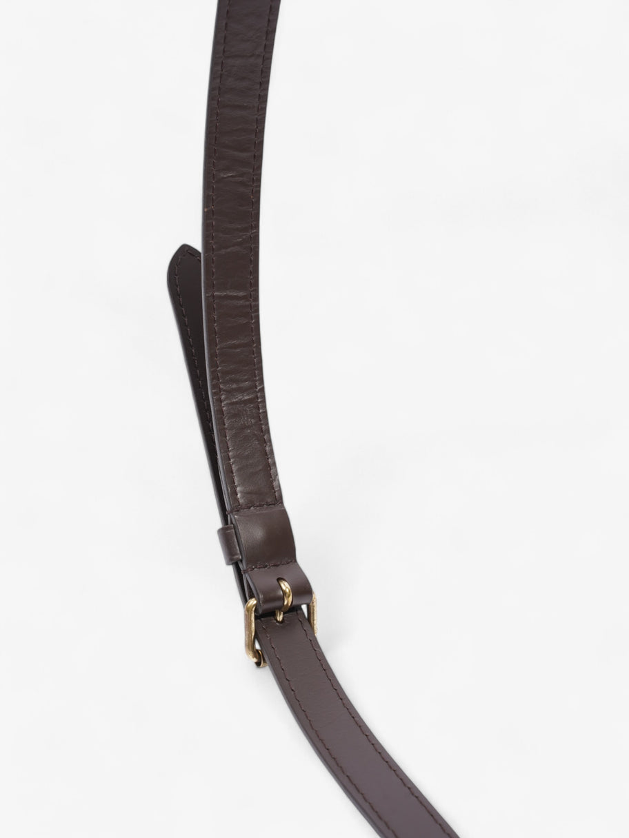 Louis Vuitton Bandoulière Bag Strap Brown / Gold Leather Image 6