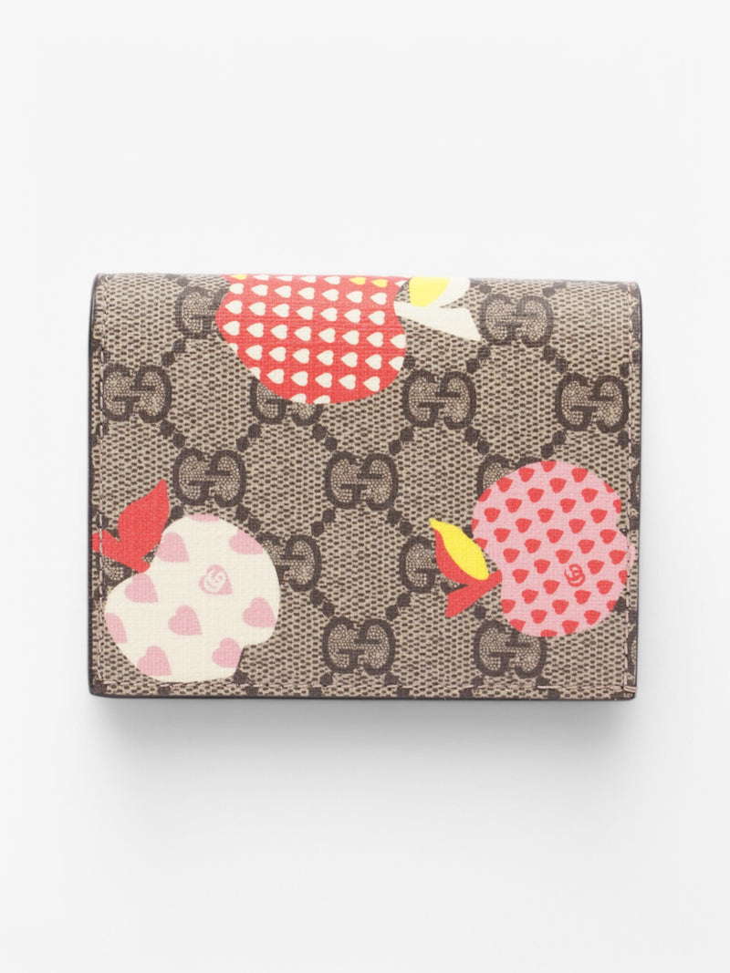  Gucci GG Compact Wallet Supreme / Apple Coated Canvas