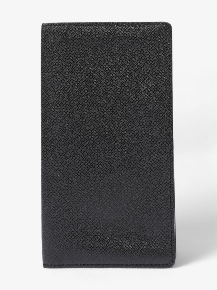 Louis Vuitton Porte Cartes Wallet Black Taiga Leather Image 6